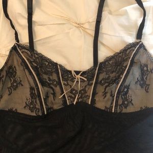 DKNY Mesh/Lace Camisole